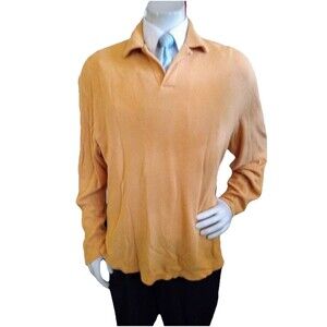 Zegna Sport Men’s M Light Weight Sweatshirt 1/4 Zip Linen Blend